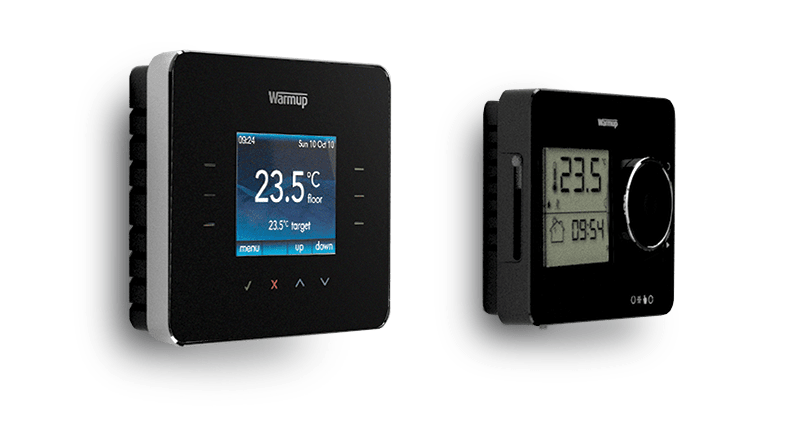Warmup 3iE And Tempo Programmable Digital Thermostats